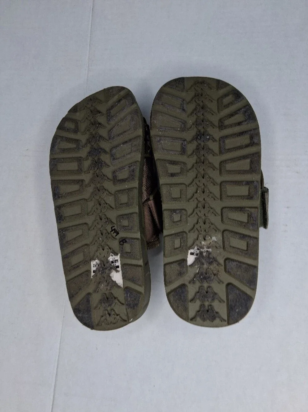 Kappa 222 Banda Mitel 1 Slides Unisex Size 4 (EU 36) Olive Camo